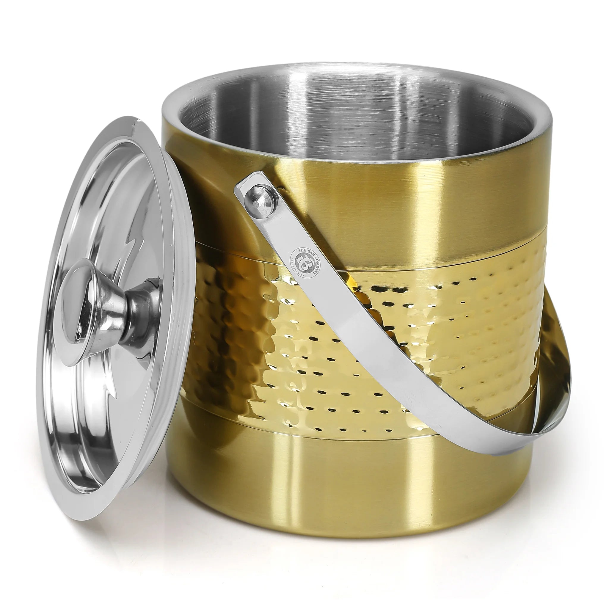 Buy Stainless Steel Ice Buckets with Lid and Tongs