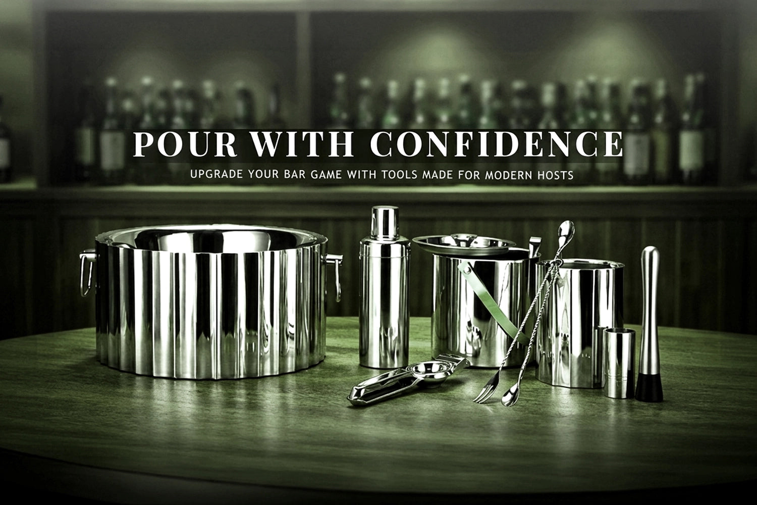 Hammered Metal Ice Bucket The Bar Company 