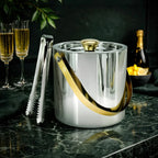 Vintage_Double_Wall_Ice_Bucket_Mirror_Polished_with_Golden_Handle